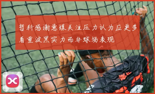 哲科感谢意媒关注压力认为应更多看重波黑实力而非球场表现